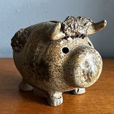 Vintage Studio Pottery Bull