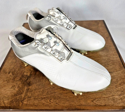 Dna footjoy white leather - leather, boa