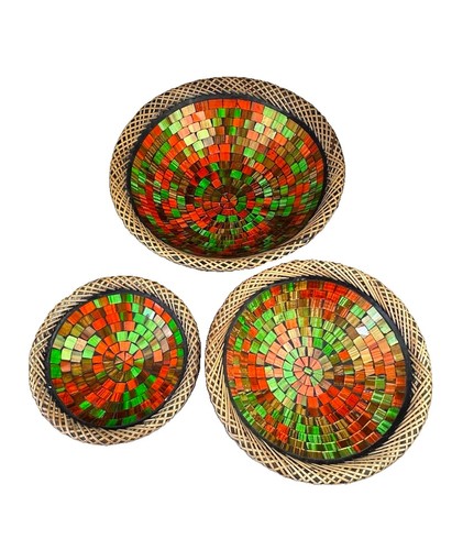 Set rainbow swirl round - of,