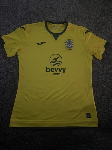 Hibernian yellow away shirt - hibernian, fc
