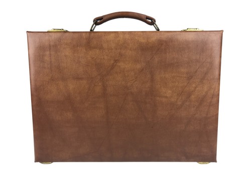 Vtg unbranded briefcase brown - vtg,
