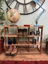Vintage Style Pigeon Hole Haberdashery Shoe Storage Shelving 