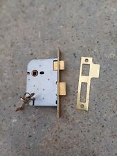 Union brand 3 lever sash mortice lock with dead bolt 2 working keys #8