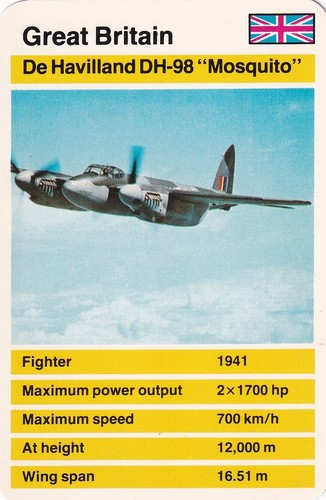 Top trumps card aircraft - aircraft, ww2