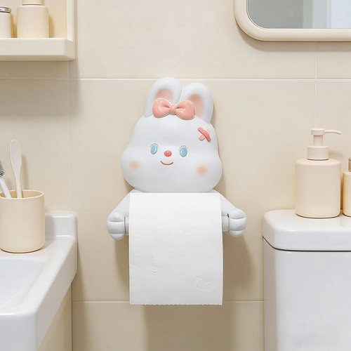 Rabbit toilet paper roll - paper,