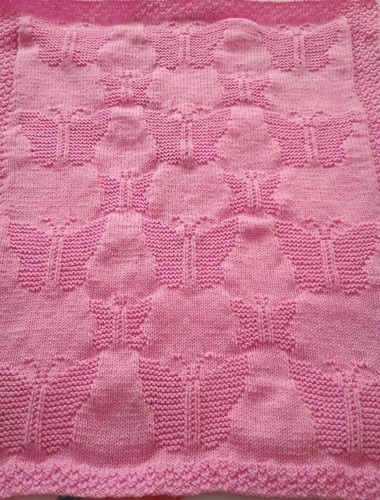 New hand knitted blanket for - new,