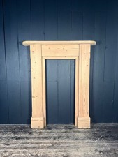 Original Reclaimed Antique Victorian Pine Fireplace Surround (NBV 842)