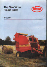 Vicon " RP 1250" Round Baler