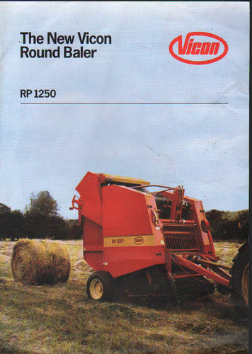 Vicon 1250 round baler - ",