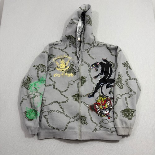 Christian audigier hoodie - audigier, xxl