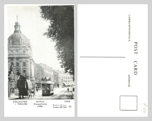 Postcard balham hippodrome - -,