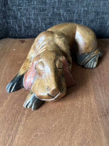 Vintage hand carved wooden - hand,