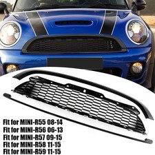 Front Bumper Grille For Mini Cooper R55 R56 R57 R59 Cooper S & JCW, 51112751624