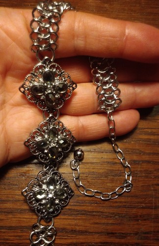Whbm floral gem pendant - 16",