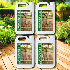Clearell 20L DECKING OIL | Clear Natural Wood UV Protection Treatment 20 Litres