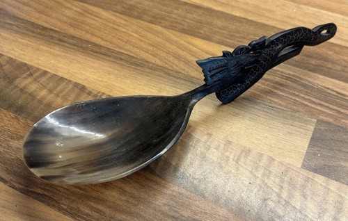 Vintage antique carved - carved, horn