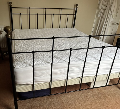 Brass iron super king - , bed