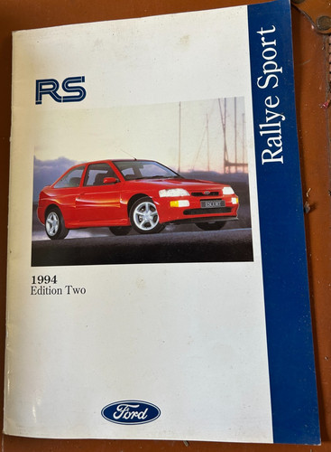 Ford brochure 1994 edition - ford, rs