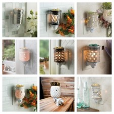 Plug in Candle Wax Warmer Wax Melts & Oils Fitted Uk 3-Pin Plug Various Designs