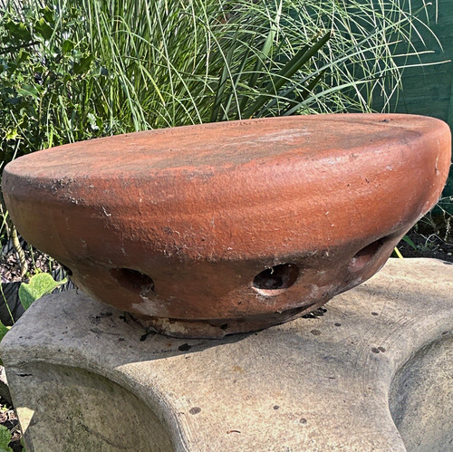 Large round terracotta shallow - large,