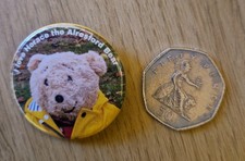1 Horace the Alresford Bear button badge