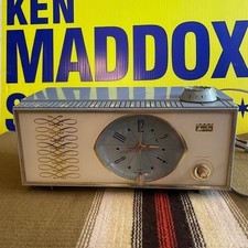 1950s Arvin Tube Radio AM Tested Works Crack on Top Vintage USA