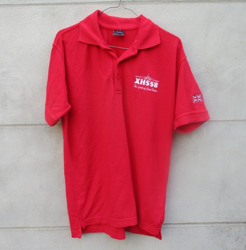 Avro vulcan xh558 red polo - avro,
