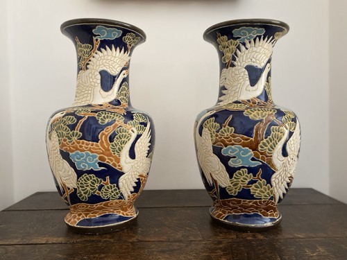 Pair vintage japanese - japanese, satsuma