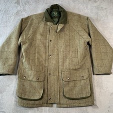 Greenbelt Jacket Mens Medium Green Tweed Wool Coat Hunting Shooting Country Hunt