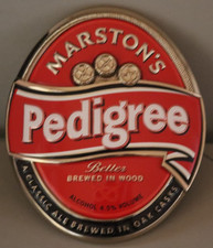 MARSTONS PEDIGREE BEER ENAMEL