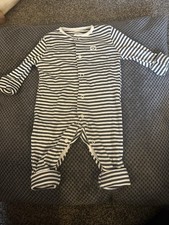 Next Set of Three Babygrows 0-3 Months Excellent Condition Baby Boy Clothes