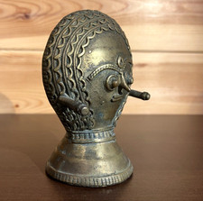 Vintage Lost Wax Brass Cast Dhokra Diminutive Abstract Metal Figure