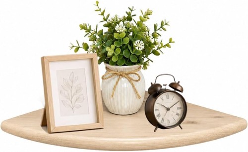 Natural wooden wood corner - wooden,