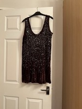 Zara Brow Velour Short Dress
