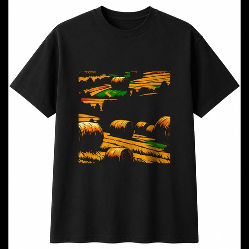 Dark fantasy hay bales - fantasy, with