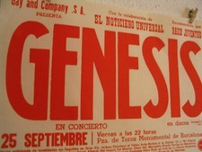 GENESIS ORIGINAL POSTER TOUR