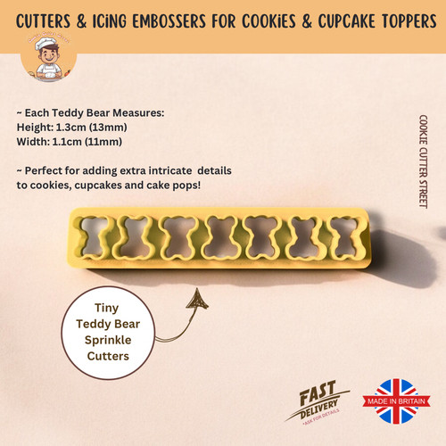 Teddy bear micro embellishment - teddy,
