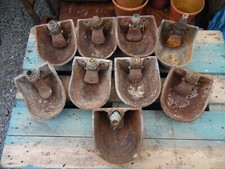 Vintage Reclaimed Rustic Farm Galvanised Cast Steel CattleWater FeedersTroughs##