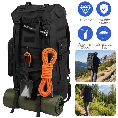 100l hiking camping backpack - camping,