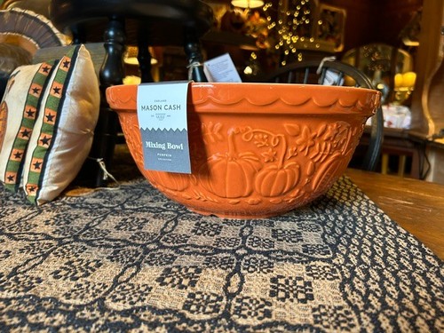 Mason cash pumpkin bowl - cash,