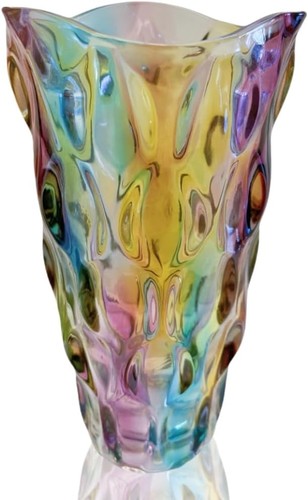 Colorful vase crystal - colorful,