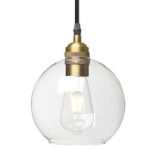 6.9IN Antique Industrial Clear