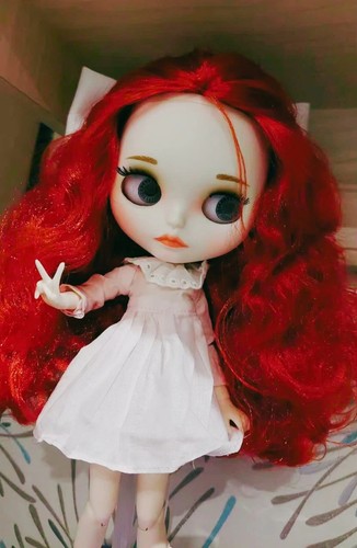 Blythe doll red - blythe, hair