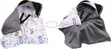 Baby Car Seat Hooded Blanket
