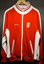 McKenzie Mens Red Full Zip Polyester Jacket | Vintage Tracksuit Top Sportswear