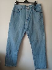 Wrangler Jim Jeans Men's W36 L31 Blue Denim Straight Leg Regular Fit Used