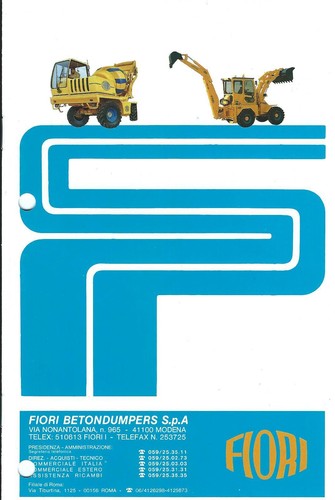 Equipment brochure fiori - fiori,