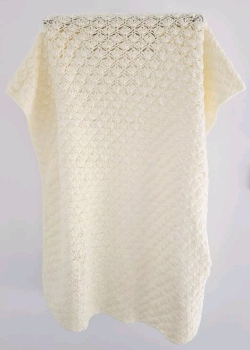 Baby blanket handmade cream - handmade,