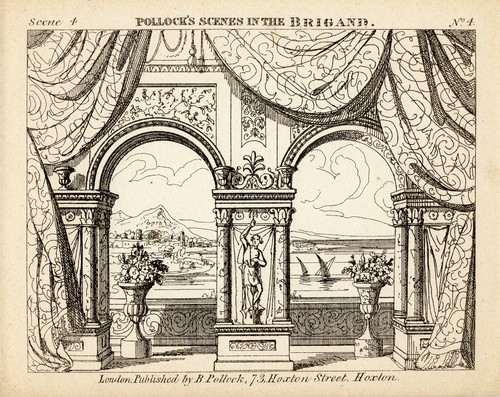 Toy theatre original sheet - toy,