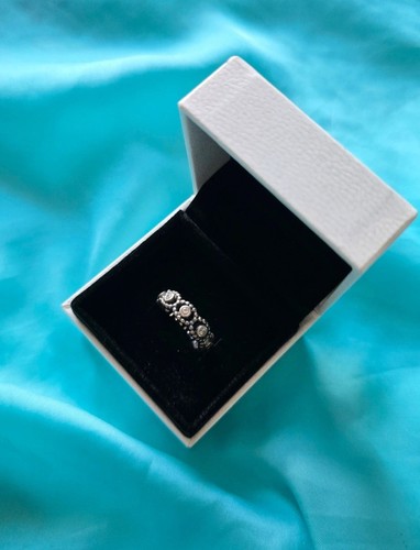Pandora sterling silver flower - silver,
